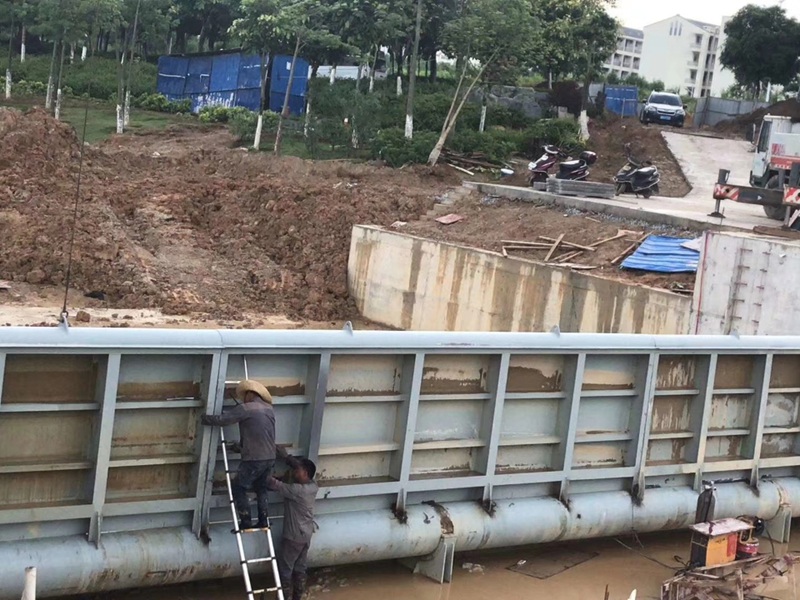 Steel Dam Installation Site in Fujian